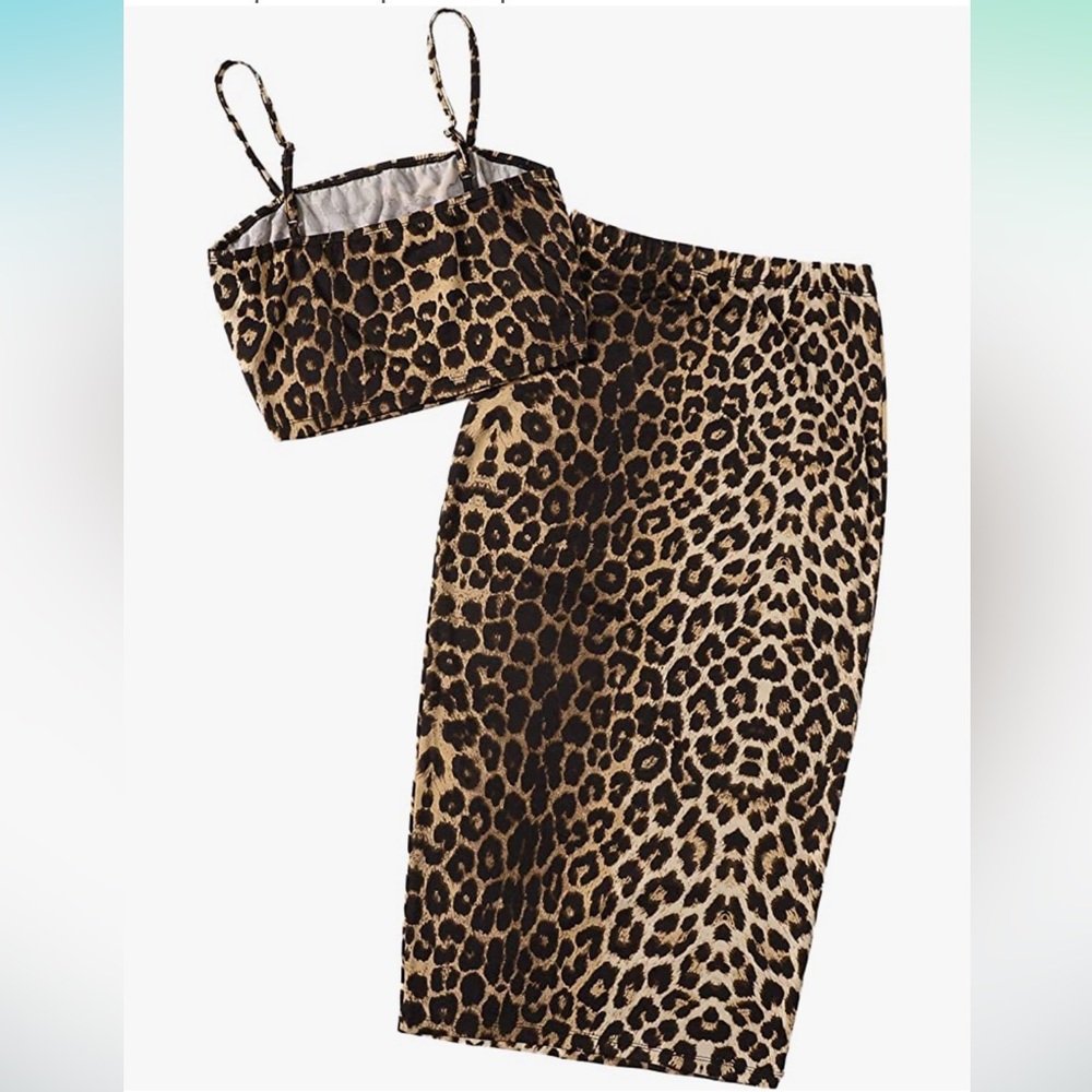 2 piece leopard set - Picture 2 of 3